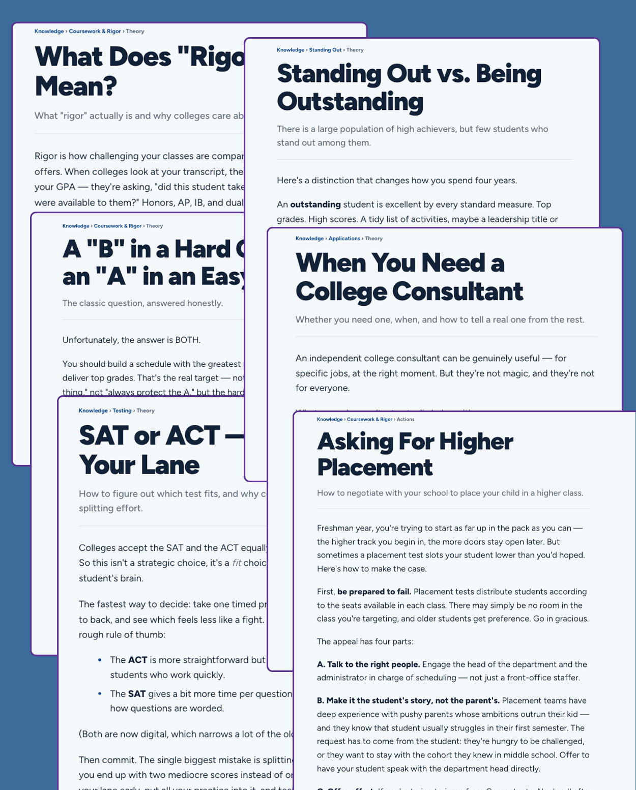 A Knowledge card — the right insight at the moment a decision matters